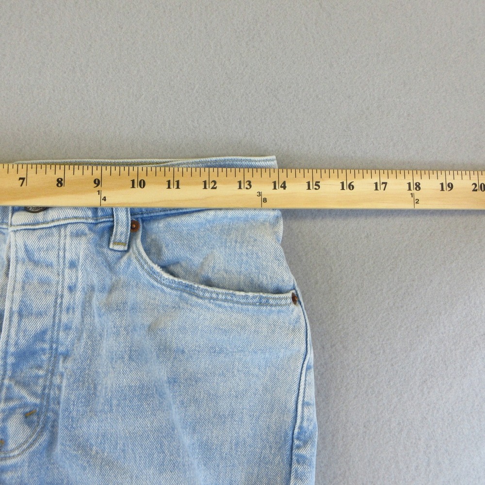 Abercrombie & Fitch Jeans Women 26/2S The Dad High Rise Light Blue Distressed - Picture 6 of 15